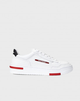 POLO RALPH LAUREN LEATHER SNEAKERS - 809931902001 - WHITE