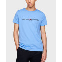 TOMMY HILFIGER ΑΝΔΡΙΚΟ T-SHIRT ΣΤΕΝΗ ΓΡΑΜΜΗ - MW0MW11797 - ΛΑΧΑΝΙ