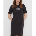 TOMMY HILFIGER WOMEN'S T-SHIRT DRESS - WW0WW41757 - BLACK