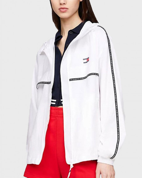 TOMMY JEANS WOMEN'S WINDPROOF HOODED JACKET - DW0DW17753