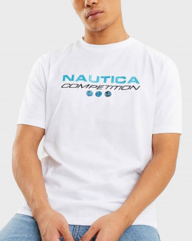 NAUTICA MEN'S REGULAR FIT T-SHIRT 100% COTTON - Ν7Μ01413 - WHITE