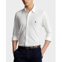 POLO RALPH LAUREN MEN'S SHIRT FEATHERWEIGHT MESH - 710654408003 - WHITE