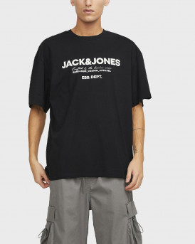 JACK & JONES JJGALE  MEN'S T-SHIRT - 12247782 - BLACK