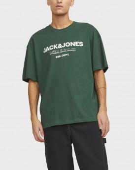 JACK & JONES JJGALE  MEN'S T-SHIRT - 12247782 - GREEN