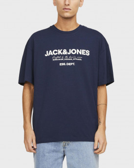 JACK & JONES JJGALE  MEN'S T-SHIRT - 12247782 - BLUE