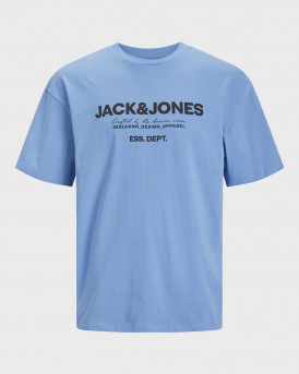 JACK & JONES JJGALE  MEN'S T-SHIRT - 12247782 - LIGHT BLUE