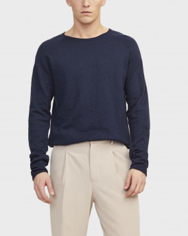 JACK & JONES JJELINEN ΑΝΔΡΙΚΗ ΠΛΕΚΤΗ ΜΠΛΟΥΖΑ - 12248788 - ΜΠΛΕ
