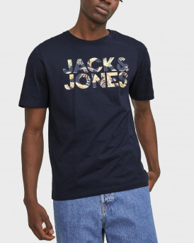 JACK & JONES JJEJEFF MEN'S T-SHIRT - 12250683 - BLUE