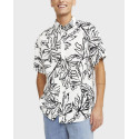 JACK & JONES JORLAFAYETTE MEN'S SHORT SLEEVE SHIRT - 12251023 - WHITE