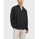 JACK & JONES MEN'S LINEN SHIRT - 12251844 - BLUE