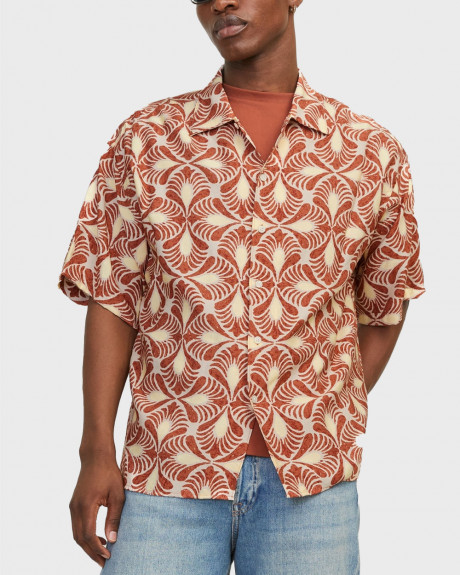 JACK & JONES JORMARSHALL MEN'S SHORT SLEEVE SHIRT - 12252270