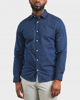JACK&JONES MEN'S SHIRT - 12254540 - BLUE