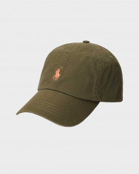 POLO RALPH LAUREN ΑΝΔΡΙΚΟ ΚΑΠΕΛΟ CHINO BASEBALL 100% ΒΑΜΒΑΚΙ - 710667709103 - ΧΑΚΙ