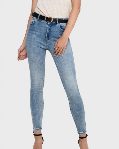 ONLY WOMEN'S HIGH RISE SKINNY FIT JEANS - 15173010