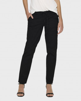 ONLY WOMEN'S CHINO TROUSERS - 15177435 - BLACK