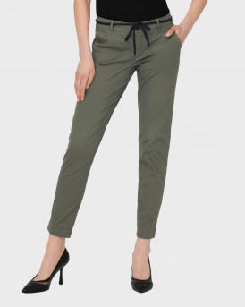 ONLY WOMEN'S CHINO TROUSERS - 15177435 - OLIVE GREEN