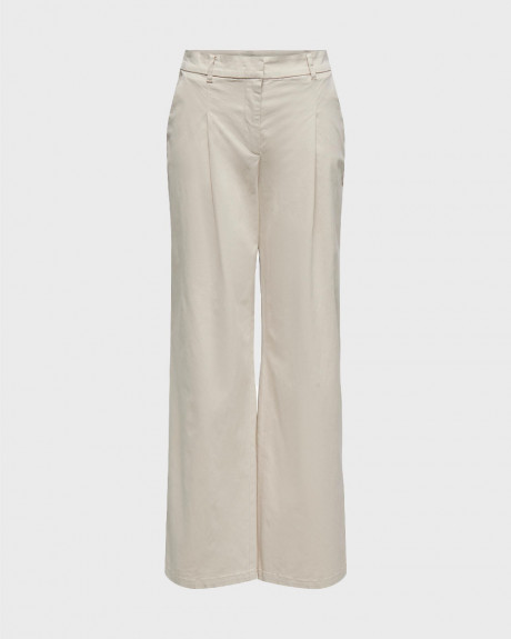 ONLY WOMEN'S HIGH RISE WIDE LEG TROUSERS - 15311377
