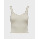 ONLY WOMEN'S KNIT TOP - 15314615 - ECRU