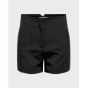 ONLY ONLRAVEN WOMEN'S HIGH RISE SHORTS - 15320138 - BLACK