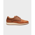 BOSS SHOES MEN'S SHOES CASUAL LEATHER - ΖΑ267 - BROWN