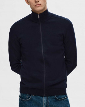 Selected Ανδρικό Πλεκτό Men's Knitted Cardigan - 16074688 - ΜΠΛΕ