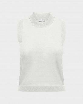 ONLY WOMEN'S TOP MOCK NECK KNITTED REGULAR FIT - 15317672 - WHITE