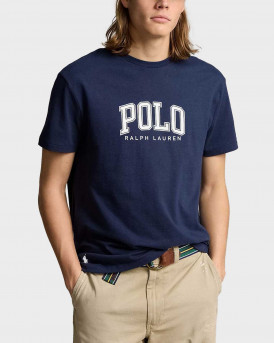 POLO RALPH LAUREN ΑΝΔΡΙΚΗ ΜΠΛΟΥΖΑ ΚΑΝΟΝΙΚΗ ΓΡΑΜΜΗ 100% ΒΑΜΒΑΚΙ - 710934714006 - ΜΠΛΕ