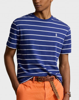 POLO RALPH LAUREN ΑΝΔΡΙΚΟ T-SHIRT ΚΑΝΟΝΙΚΗ ΕΦΑΡΜΟΓΗ - 710934666001 - ΜΠΛΕ