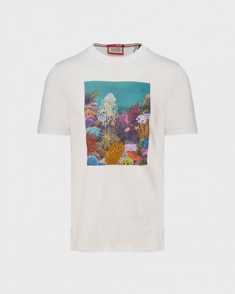 SCOTCH & SODA ΑΝΔΡΙΚΟ T-SHIRT FRONT ARTWORK - 175632