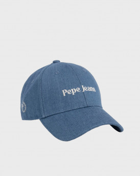 PEPE JEANS MEN'S DENIM JOCKEY CAP - PM040541 - BLUE