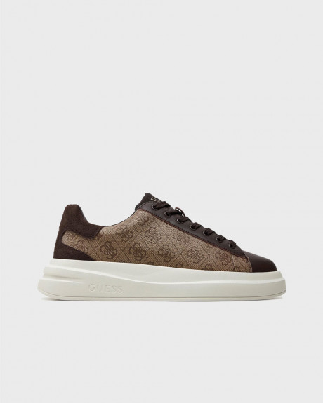 GUESS ALBA MEN'S LEATHER SNEAKERS - FMPVIBFAL12 