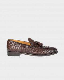 CALCE MEN'S LOAFERS REGULAR FIT LEATHER - Χ1625 - BROWN