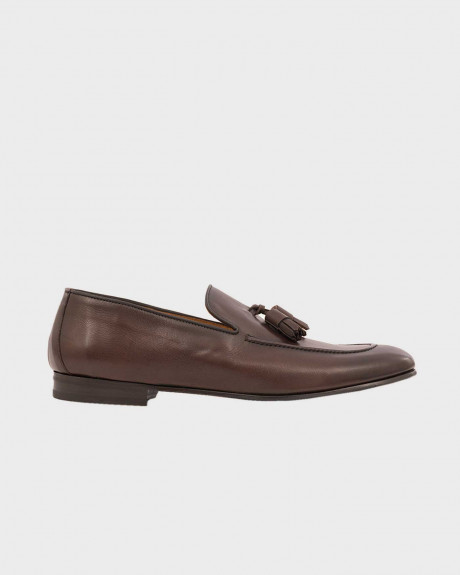 CALCE MEN'S LOAFERS SLIP ON LEATHER - Χ1231