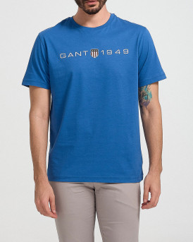 GANT MEN'S GRAPHIC PRINTED T-SHIRT - 2003242 - BLUE ROYALE