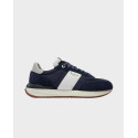 PEPE JEANS MEN'S SNEAKERS SUEDE LEATHER BUSTER TAPE - PMS60006 - BLUE