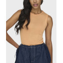 ONLY WOMEN'S SLEEVELESS KNIT TOP - 15288047 - ECRU