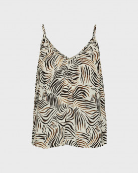 VERO MODA WOMEN'S V-NECK TOP - 10307184 - MULTI