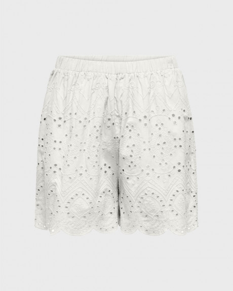 ONLY WOMEN'S EMBROIDERY SHORTS - 15318646