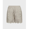 ONLY WOMEN'S EMBROIDERY SHORTS - 15318646 - WHITE