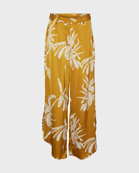 VERO MODA ΓΥΝΑΙΚΕΙΟ ΠΑΝΤΕΛΟΝΙ ALL-OVER PRINT ΣΑΤΕΝ ΥΦΗ - 10307627