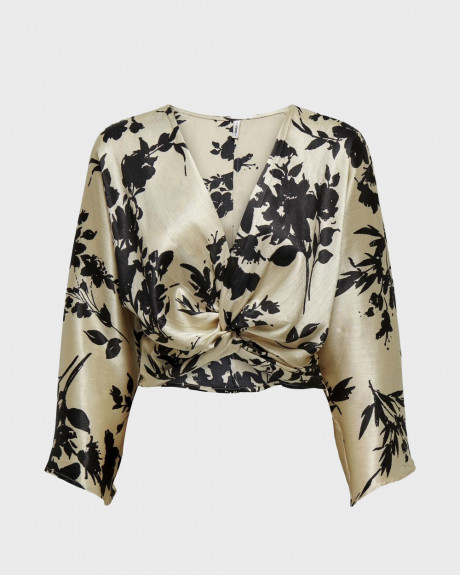 ONLY WOMEN'S FLORAL CROP TOP - 15319681