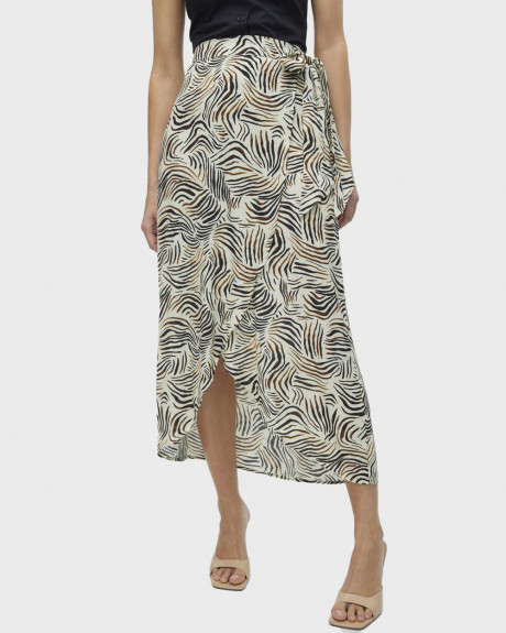 VERO MODA WOMEN'S MIDI WRAP SKIRT - 10307165