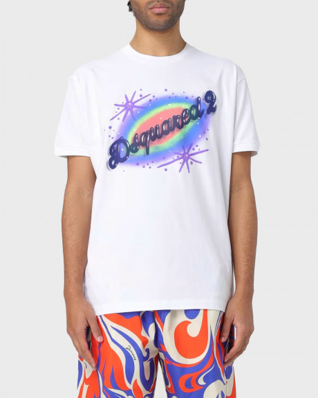 DSQUARED2 ΑΝΔΡΙΚΟ T-SHIRT GALAXY LOGO - S71GD1384D20020