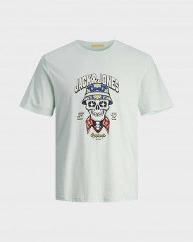 JACK&JONES ΑΝΔΡΙΚΗ ΜΠΛΟΥΖΑ GRAPHIC ΚΑΝΟΝΙΚΗ ΓΡΑΜΜΗ - 12255192 - ΒΕΡΑΜΑΝ