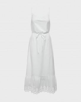 ONLY ΓΥΝΑΙΚΕΙΟ ΜΑΞΙ ΦΟΡΕΜΑ BRODERIE - 15313166 - ΑΣΠΡΟ