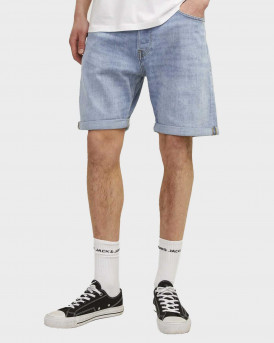 JACK&JONES ΑΝΔΡΙΚΗ ΒΕΡΜΟΥΔΑ ΤΖΙΝ ΚΑΝΟΝΙΚΗ ΓΡΑΜΜΗ - 12249095 - ΓΑΛΑΖΙΟ