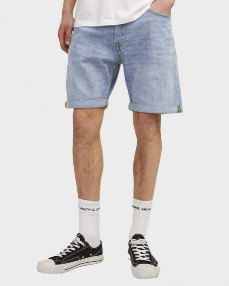 JACK&JONES ΑΝΔΡΙΚΗ ΒΕΡΜΟΥΔΑ ΤΖΙΝ ΚΑΝΟΝΙΚΗ ΓΡΑΜΜΗ - 12249095