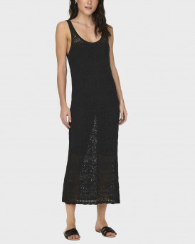 ONLY WOMEN'S BEACH KNIT DRESS - 15323934 - BLACK