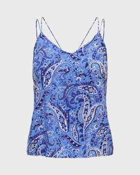 ONLY WOMEN'S ALL-OVER PRINT TOP - 15323801 - BLUE
