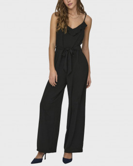 ONLY WOMEN'S BELTED JUMPSUIT - 15325078 - BLACK